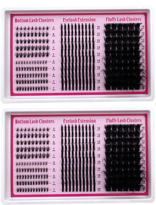 Azaria Slay Luxury Lash Cluster Tray - Wispy top & Bottom