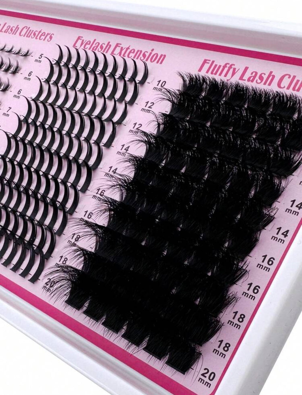 Azaria Slay Luxury Lash Cluster Tray - Wispy top & Bottom